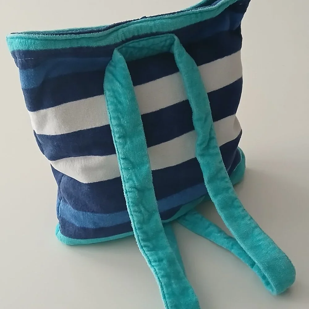 Beach Towel in a Bag 100% Cotton Convertible  